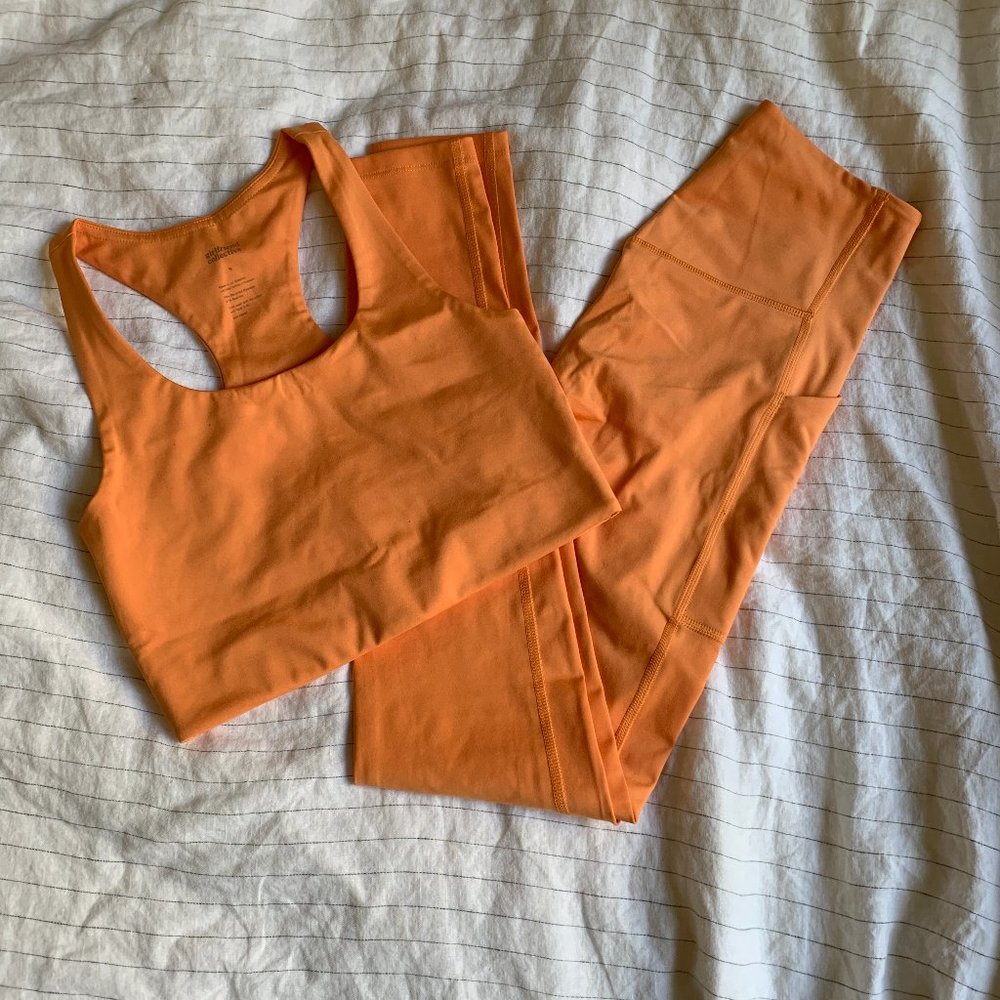 Girlfriend Collective Horizon High-Rise Compressive Pocket Legging + Paloma Bra